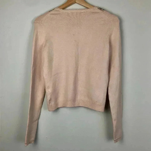 Rebecca Taylor Embellished Silk Cashmere Cardigan Sweater Small - Picture 4 of 7